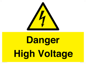 WE90: Danger High Voltage