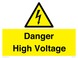 WE90: Danger High Voltage