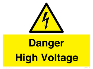 WE90: Danger High Voltage