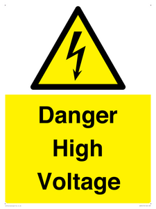 WE90: Danger High Voltage