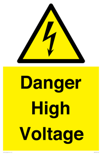 WE90: Danger High Voltage