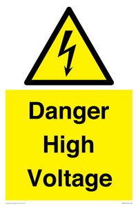 WE90: Danger High Voltage