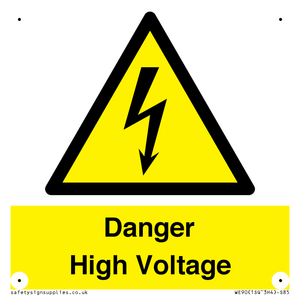 WE90: Danger High Voltage
