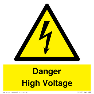 WE90: Danger High Voltage