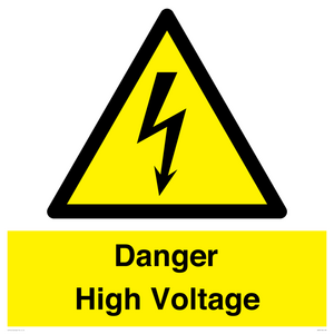 WE90: Danger High Voltage