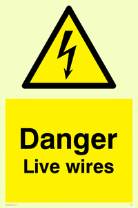 WE91: danger live wires