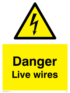 WE91: danger live wires
