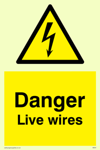 WE91: danger live wires