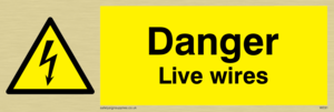 WE91: danger live wires