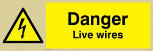 WE91: danger live wires