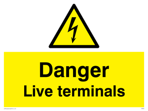 WE92: danger live terminals