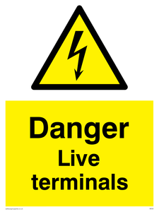 WE92: danger live terminals