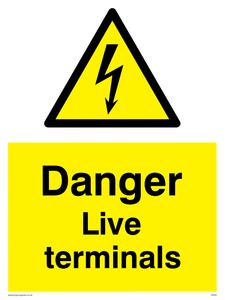 WE92: danger live terminals