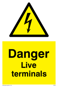 WE92: danger live terminals