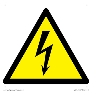 WE94: W012 Warning: Electricity