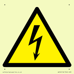 WE94: W012 Warning: Electricity