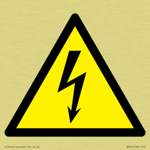 WE94: W012 Warning: Electricity