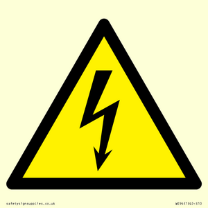WE94: W012 Warning: Electricity