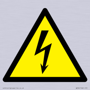 WE94: W012 Warning: Electricity