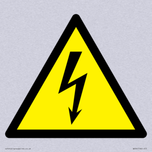WE94: W012 Warning: Electricity