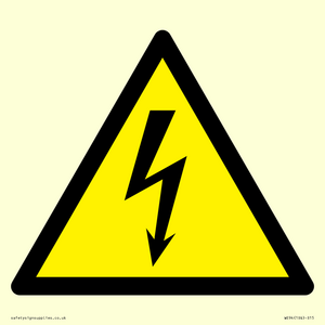 WE94: W012 Warning: Electricity