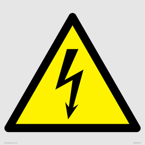 WE94: W012 Warning: Electricity