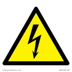 WE94: W012 Warning: Electricity