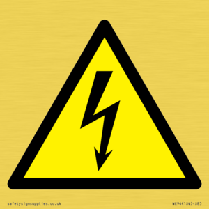 WE94: W012 Warning: Electricity