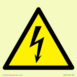WE94: W012 Warning: Electricity