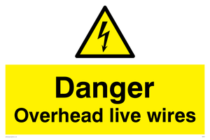 WE95: danger overhead live wires