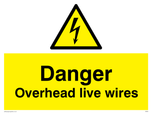 WE95: danger overhead live wires