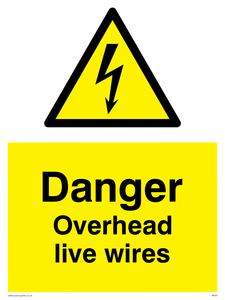 WE95: danger overhead live wires