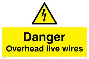 WE95: danger overhead live wires