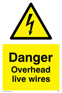 WE95: danger overhead live wires