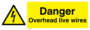 WE95: danger overhead live wires