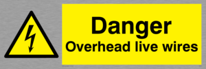 WE95: danger overhead live wires