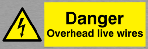 WE95: danger overhead live wires