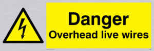 WE95: danger overhead live wires