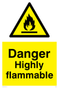 WF5361: Danger Highly flammable