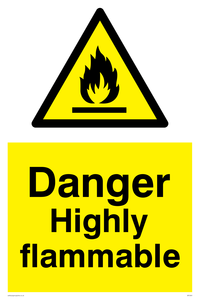 WF5361: Danger Highly flammable