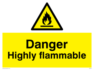 WF5361: Danger Highly flammable