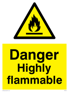 WF5361: Danger Highly flammable