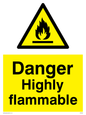 WF5361: Danger Highly flammable