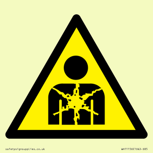 WH11156: W071 Warning: Substance or mixture presenting a health hazard