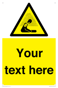 WH7795: Custom warning asphyxiating atmosphere