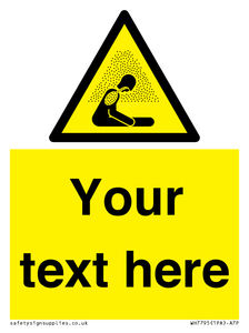 WH7795: Custom warning asphyxiating atmosphere