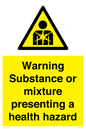 WH7801: Warning Substance or mixture presenting a health hazard
