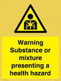WH7801: Warning Substance or mixture presenting a health hazard