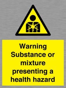 WH7801: Warning Substance or mixture presenting a health hazard