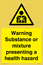 WH7801: Warning Substance or mixture presenting a health hazard
